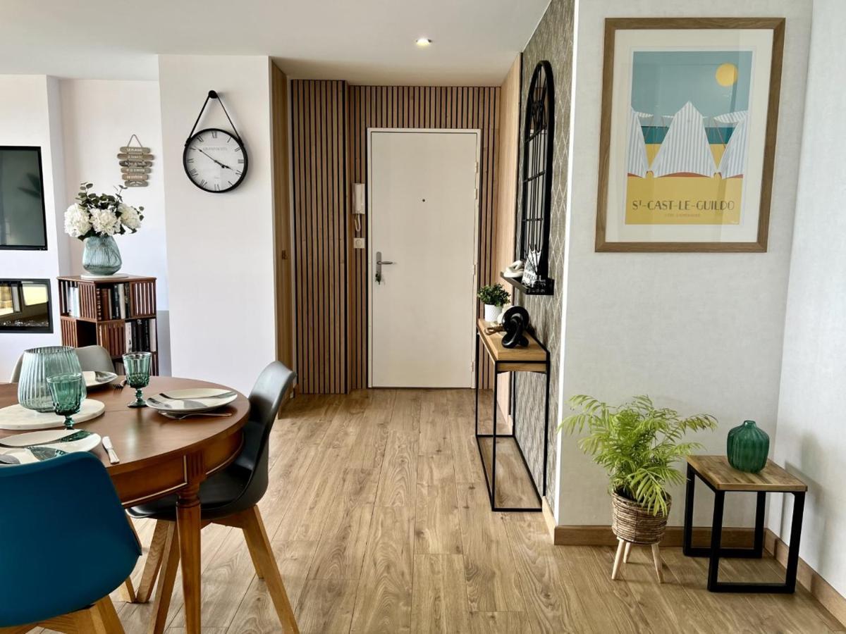 Appt Vue Mer Exceptionnelle Triple Expo - 70M 2Ch - Renove Saint-Cast-le-Guildo Extérieur photo